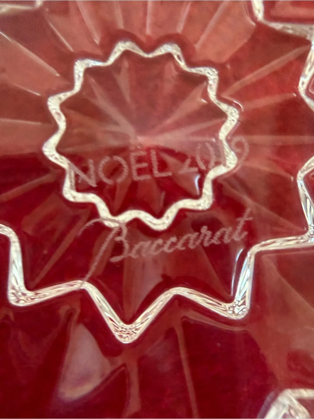 Baccarat Crystal Noel 2019 Annual Ornament